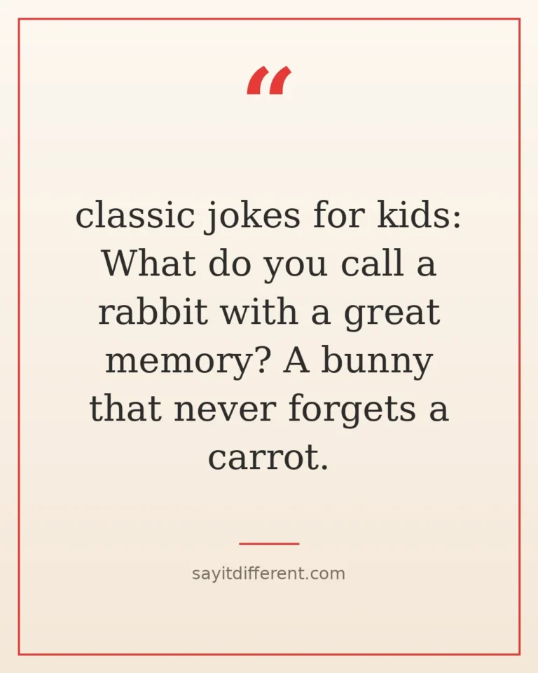 80 classic jokes for kids