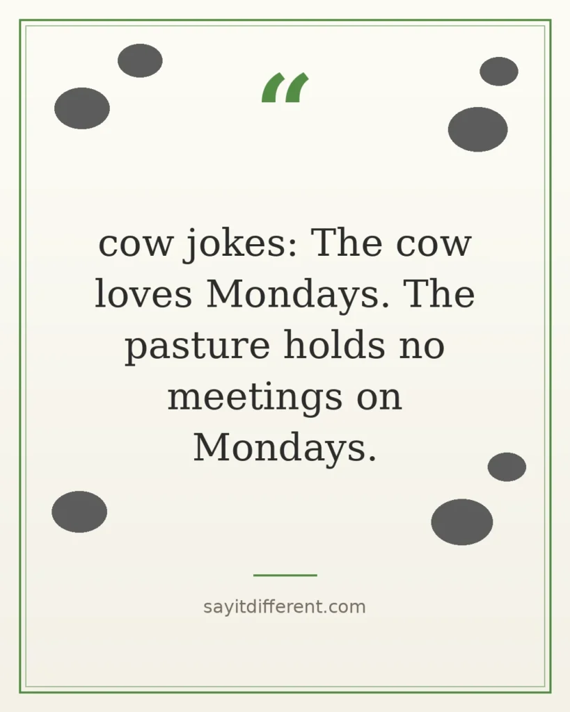 70 cow jokes