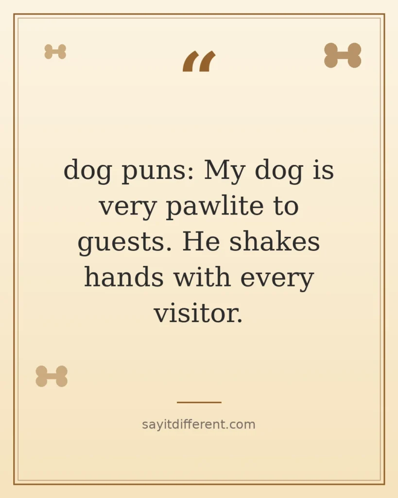 80 dog puns