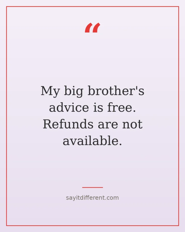 70 funny big brother quotes for lucky younger siblings
