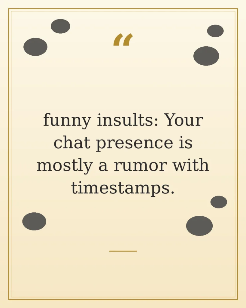 80 Funny Insults