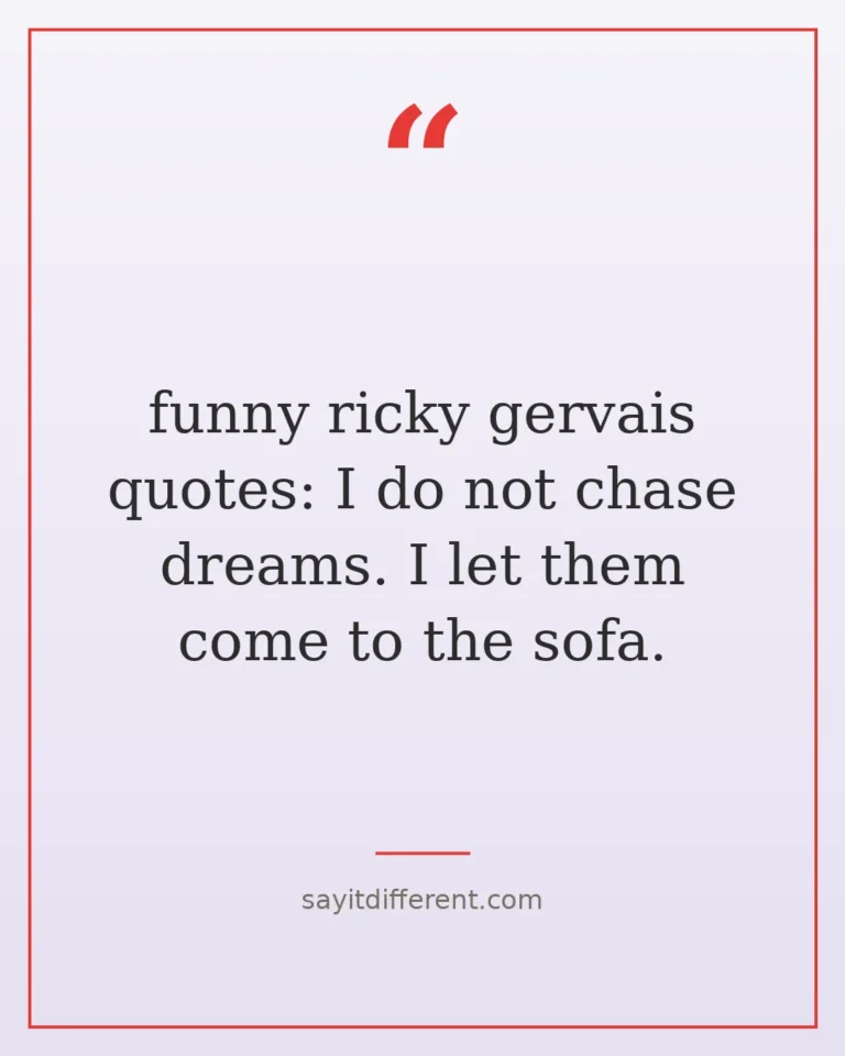 70 Funny Ricky Gervais Quotes